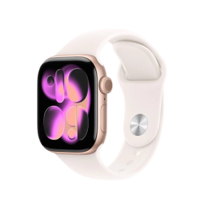 Apple Watch Series 11 | 46mm | Rose Gold Aluminum | Sport Band | GPS